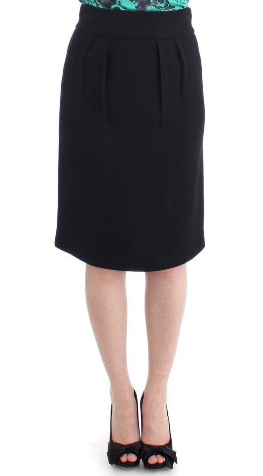 Black wool pencil skirt - coffeewithmee2CavalliP0613S