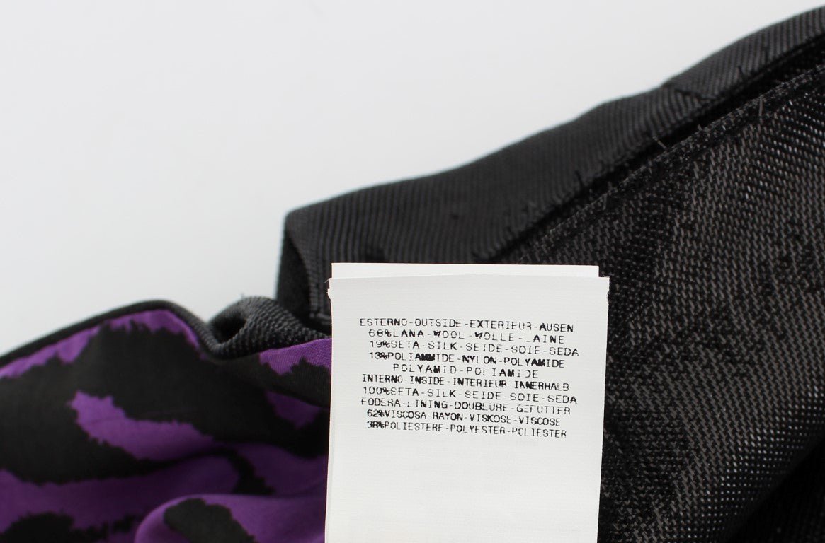 Black Wool Silk Above Knee Straight Skirt - coffeewithmee2ExteP1711S