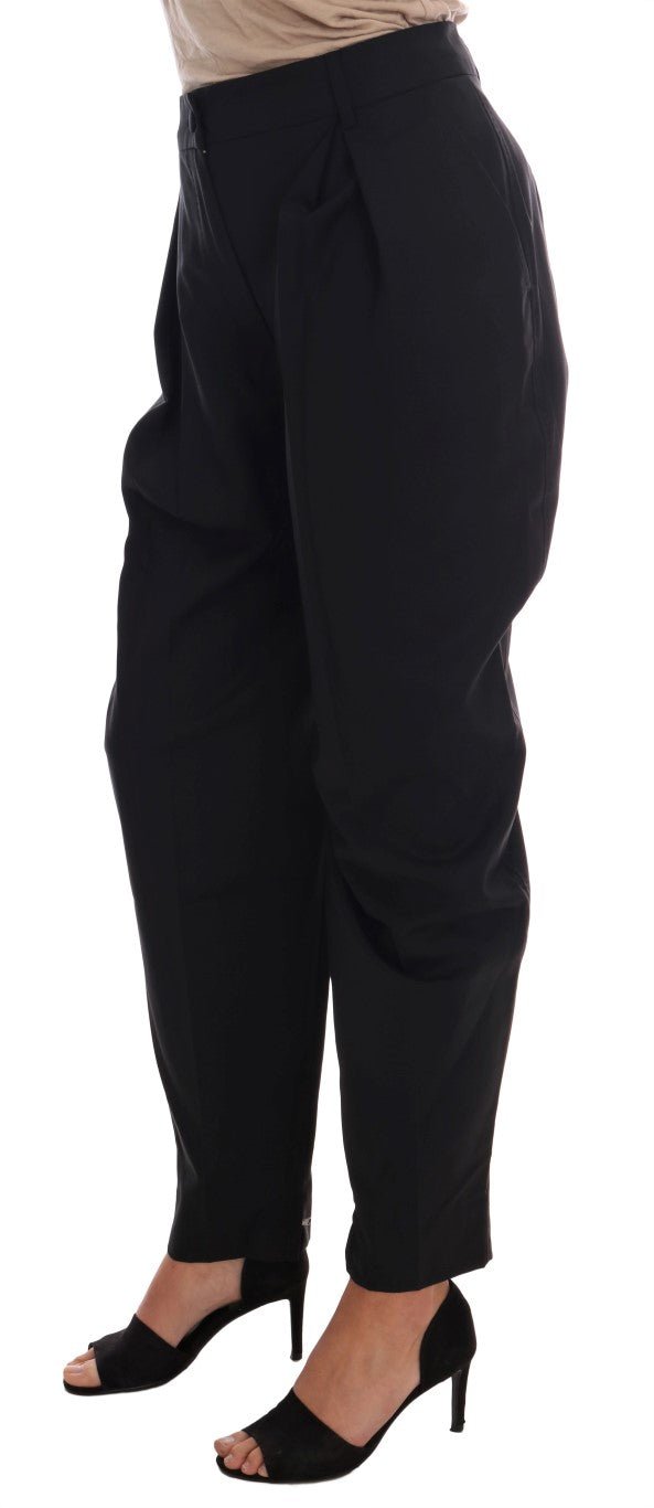 Black Wool Stretch Dress Pants - coffeewithmee2Dolce & GabbanaP2166S