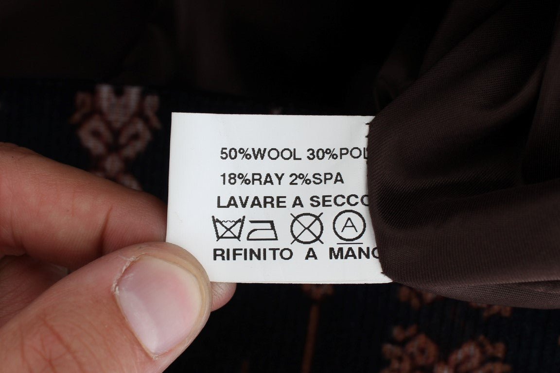 Black Wool Stretch Suit - coffeewithmee2BENCIVENGAP1664S