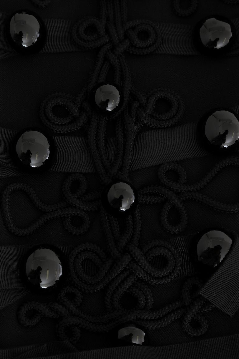 Black Wool Trench Jacket - coffeewithmee2Dolce & GabbanaP1317S