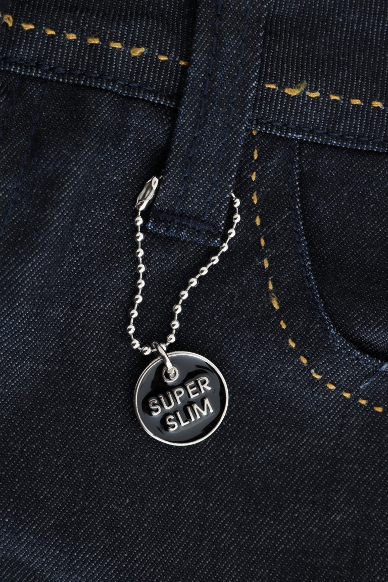 Blue Cotton Stretch Slim Fit Jeans - coffeewithmee2Costume NationalP2135S