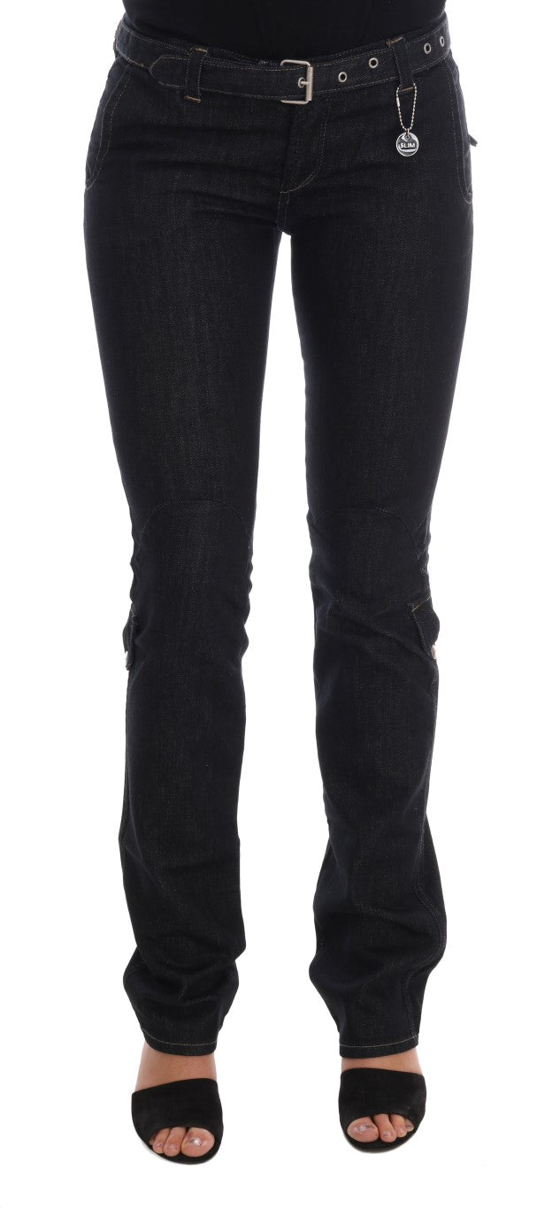 Blue Cotton Stretch Slim Fit Jeans - coffeewithmee2Costume NationalP2124S