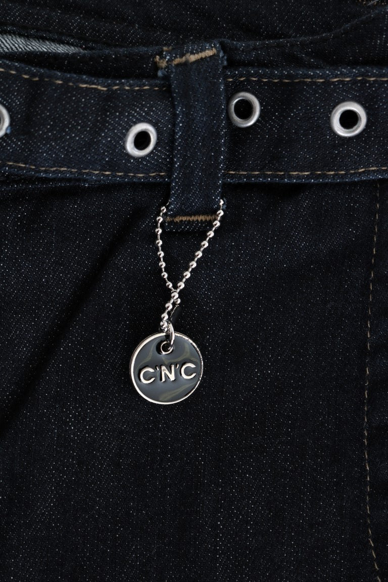 Blue Cotton Stretch Slim Fit Jeans - coffeewithmee2Costume NationalP2124S