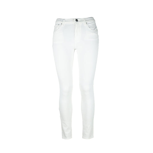 White Cotton Gilda Jeans