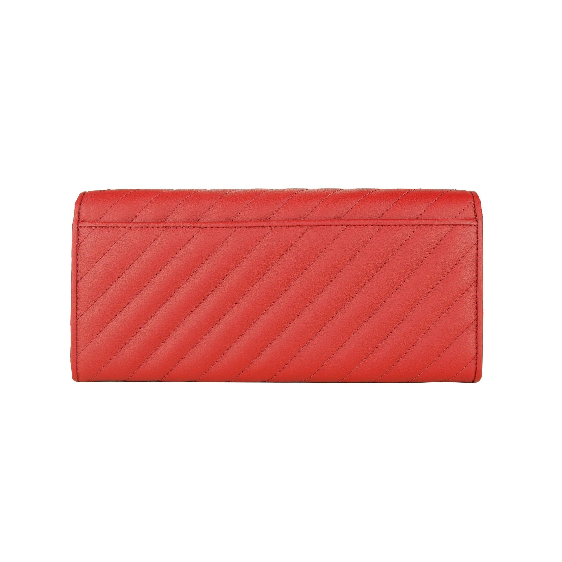 Red Calf Leather Crossbody Shoulder Bag - coffeewithmee2