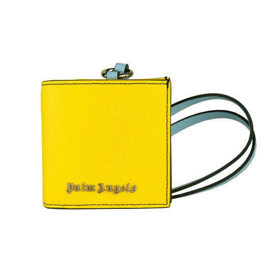 Yellow Leather Chain Wallet - coffeewithmee2