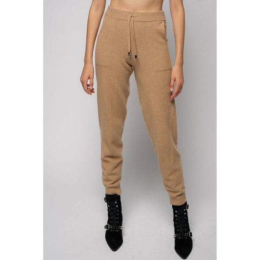 Brown Wool Jogging Pants