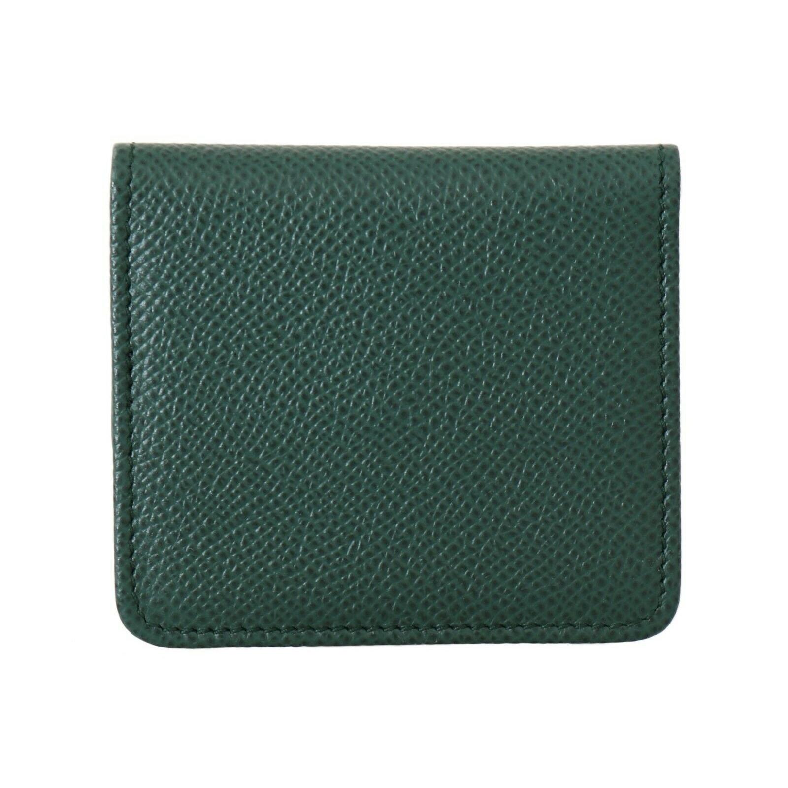 Green Dauphine Leather Condom Pocket Case Holder - coffeewithmee2