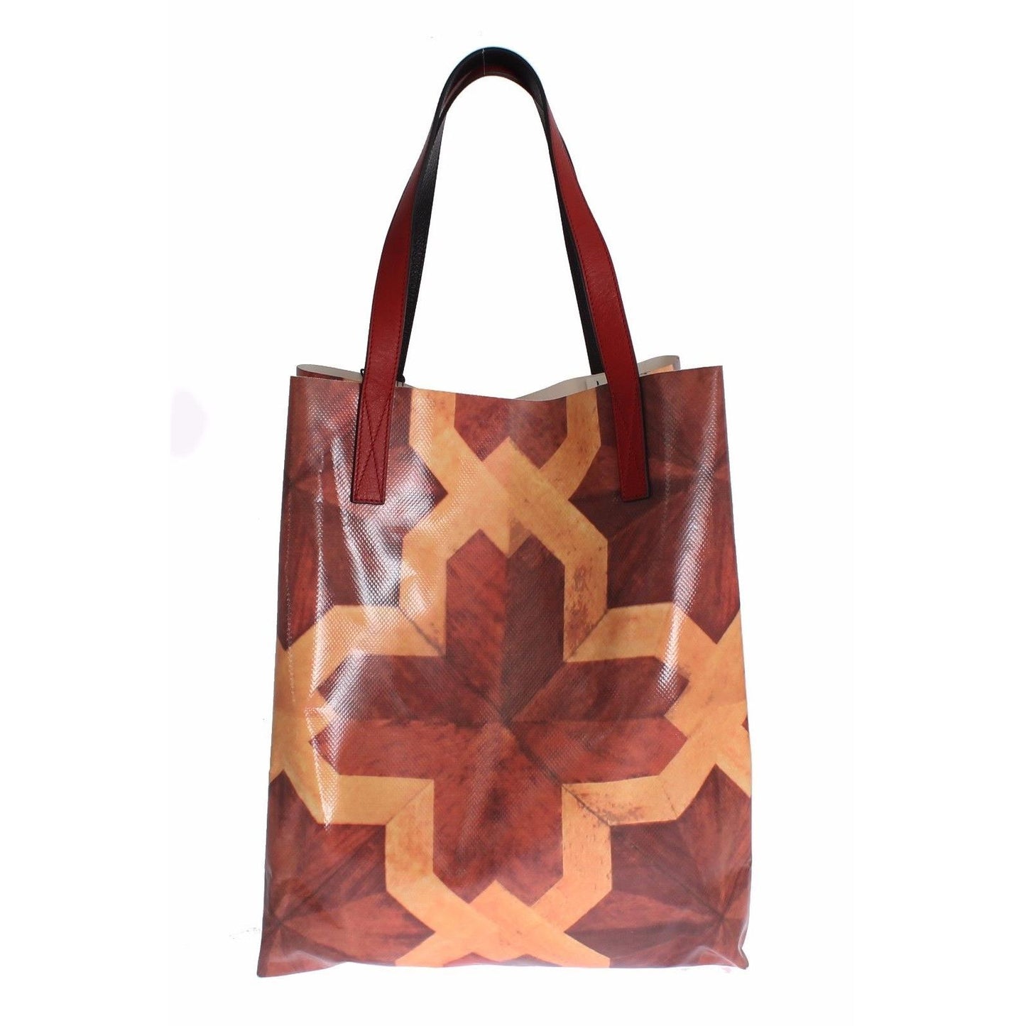 Brown Plastic Purse Tote Borse Shopping HandBag - coffeewithmee2