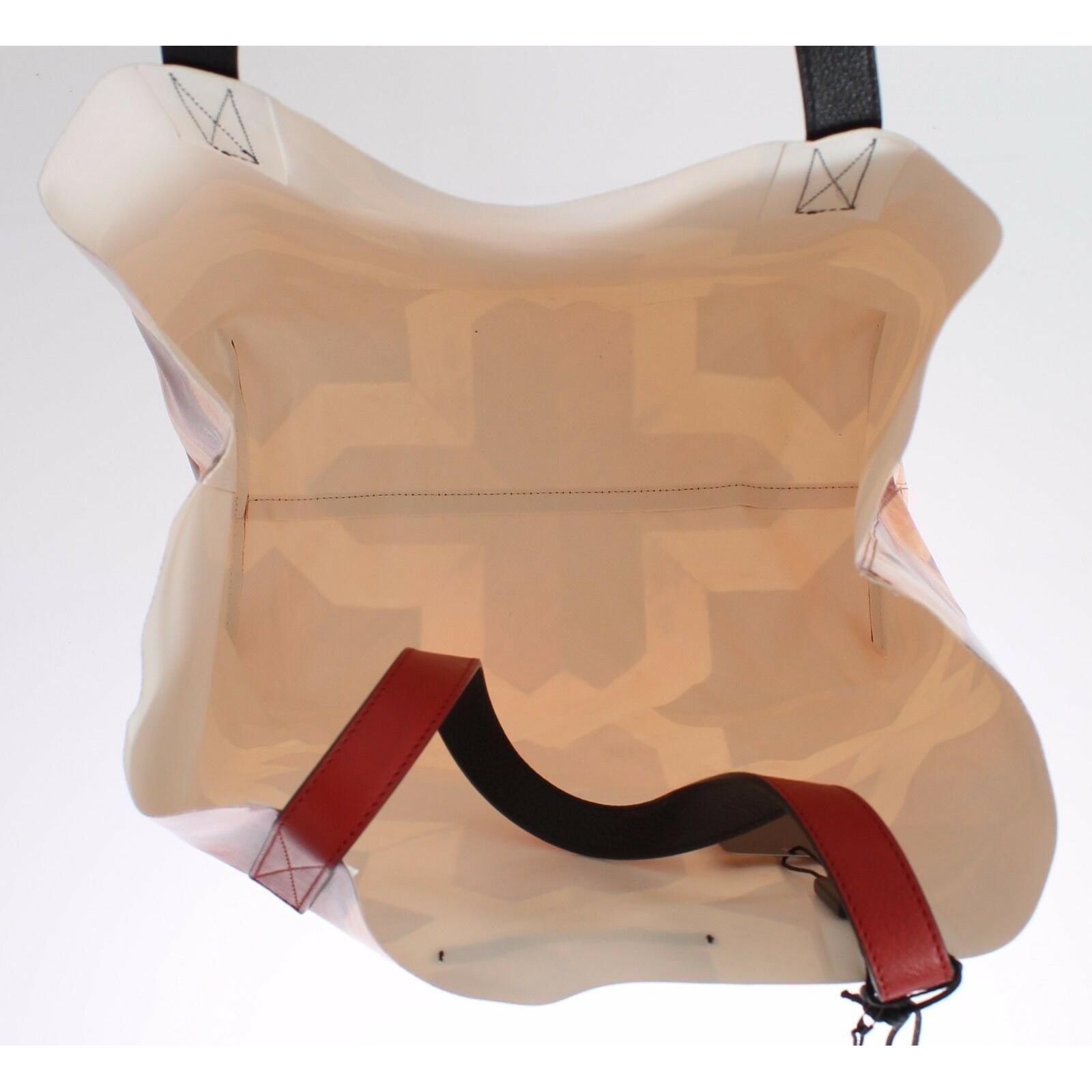 Brown Plastic Purse Tote Borse Shopping HandBag - coffeewithmee2