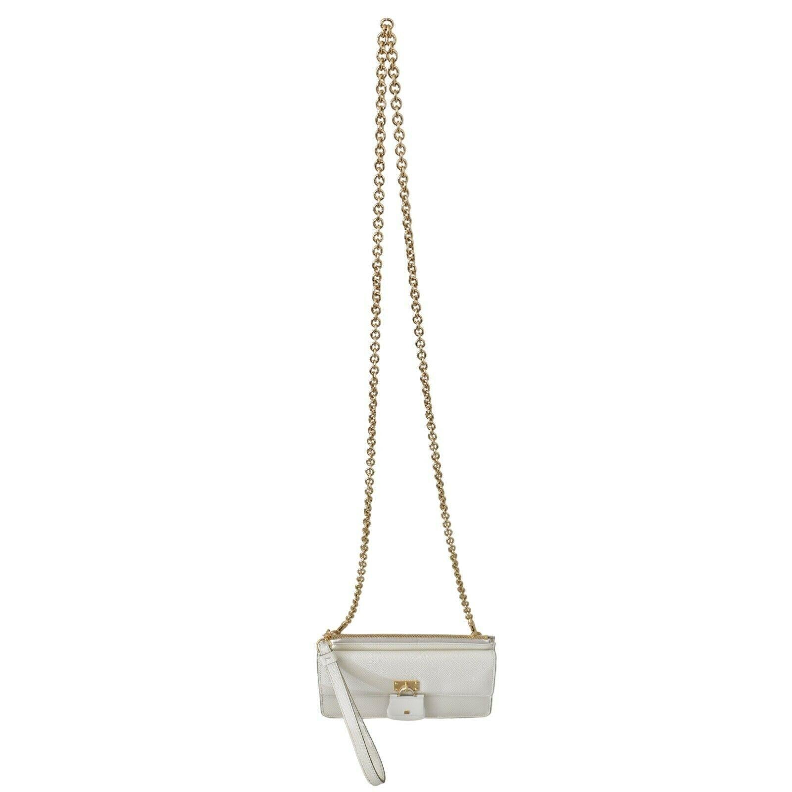 White Padlock Phone Purse Women Sicily Leather Bag - coffeewithmee2
