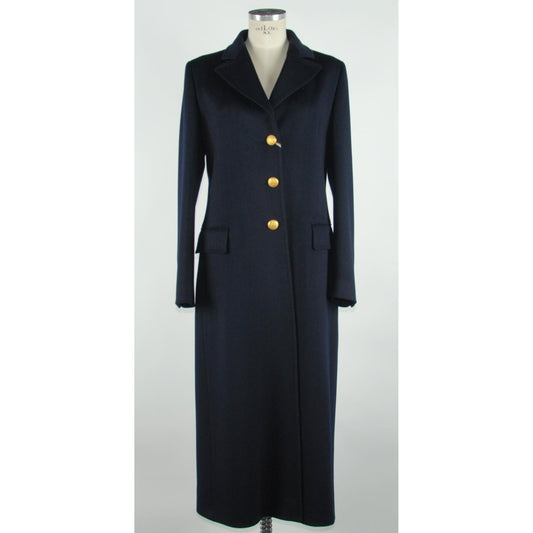 Blue Wool Jacket Coat