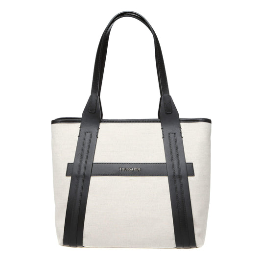 Natural- Black Shoulder Bag - coffeewithmee2