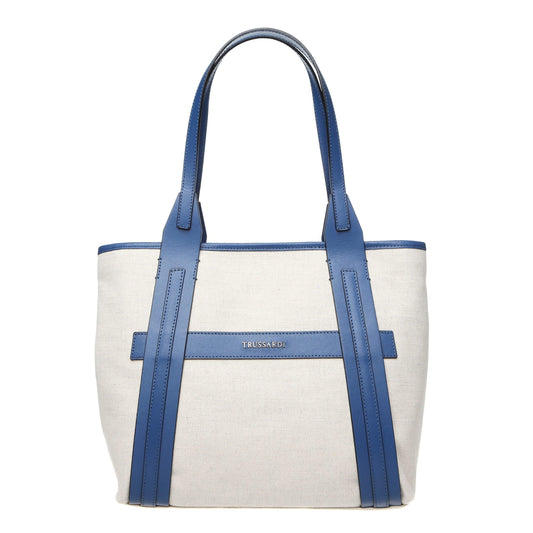 Natural- Blue Shoulder Bag - coffeewithmee2