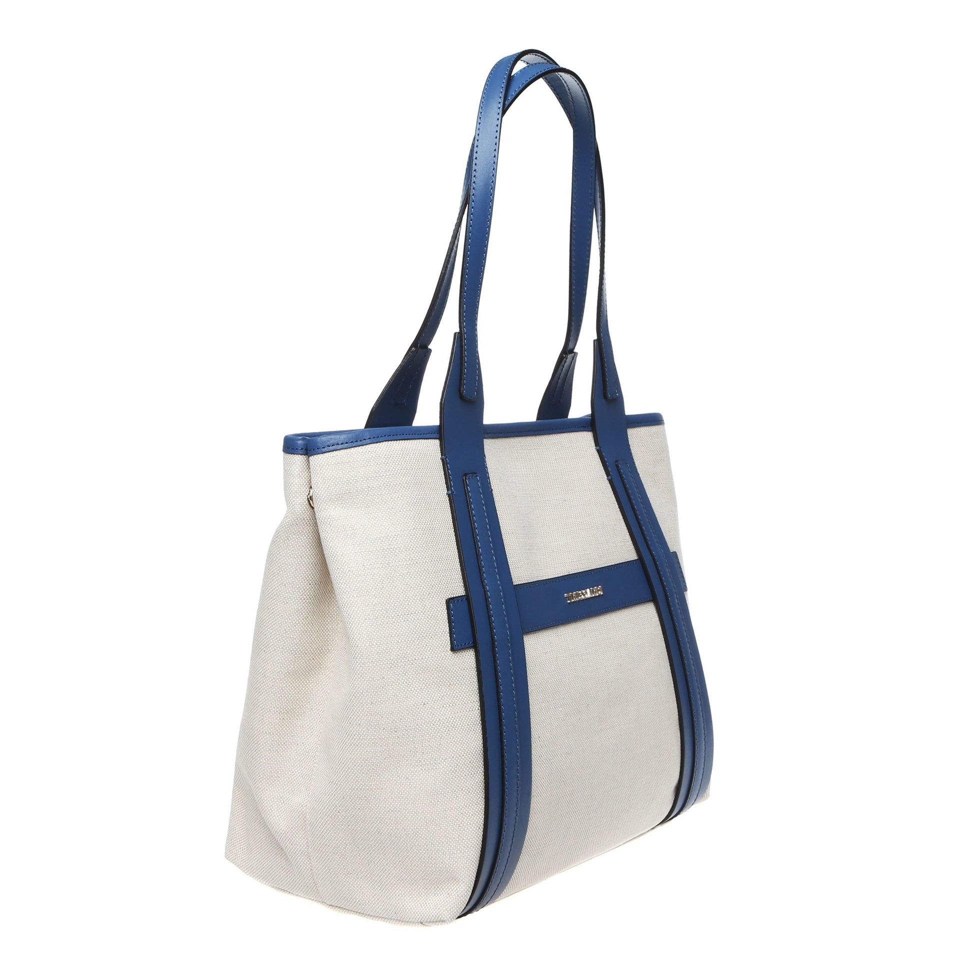 Natural- Blue Shoulder Bag - coffeewithmee2