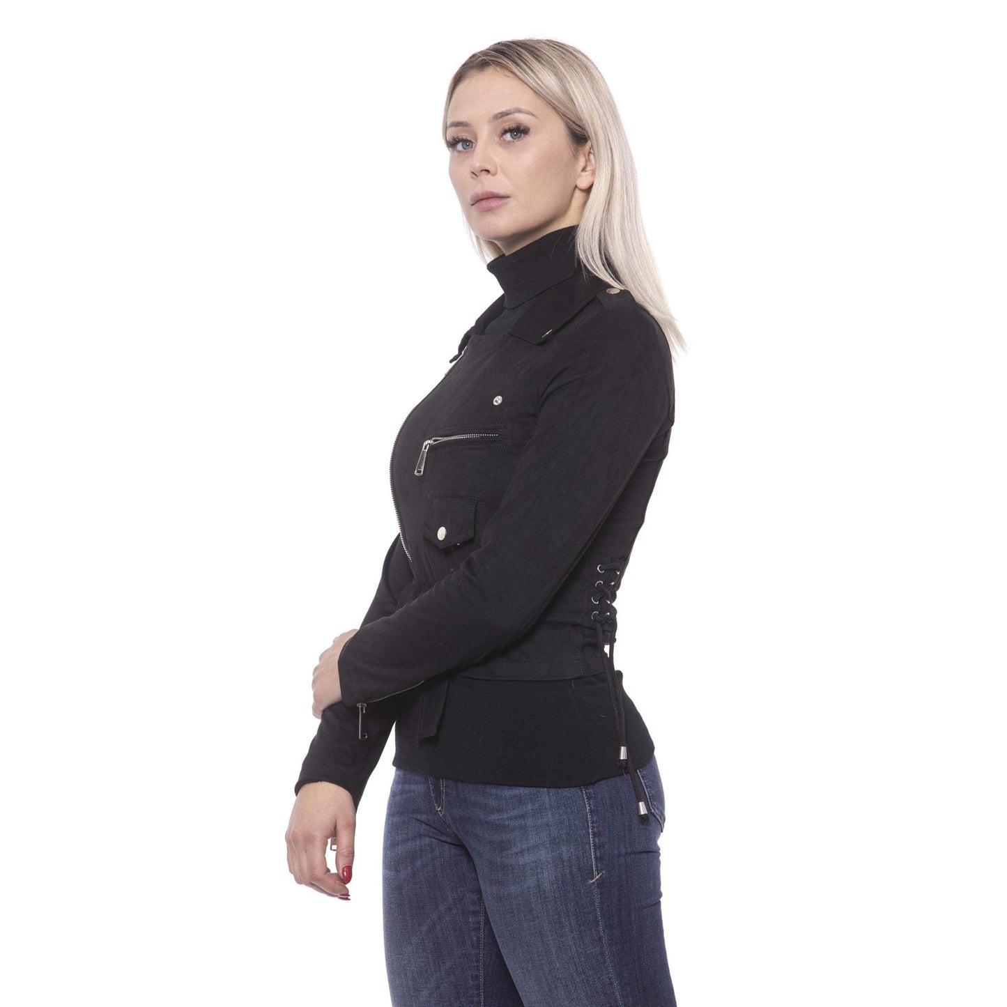 Nero Black Jackets & Coat