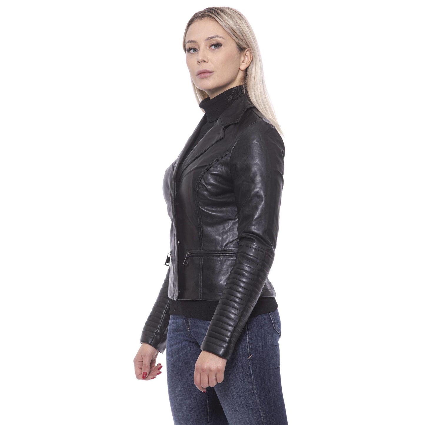 Nero Black Jackets & Coat