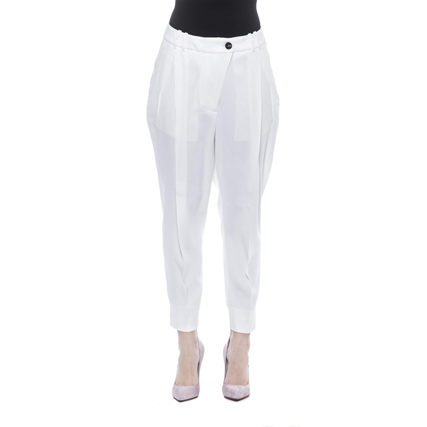D Bianco White Jeans & Pant