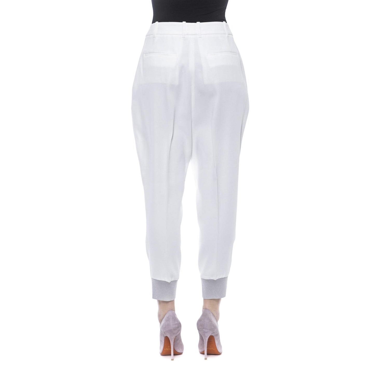 D Bianco White Jeans & Pant