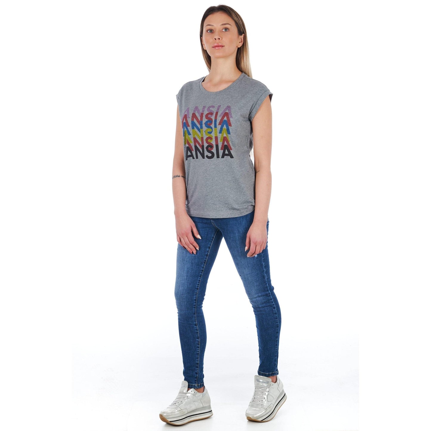 Ggrigiomelange Tops & T-Shirt