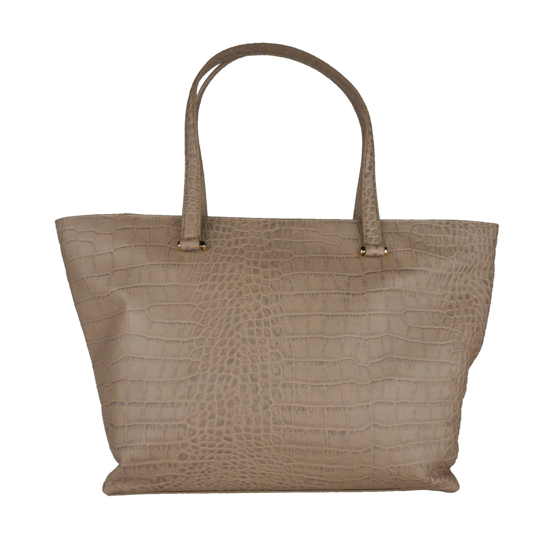 Brown Calf Leather Class Handbag - coffeewithmee2