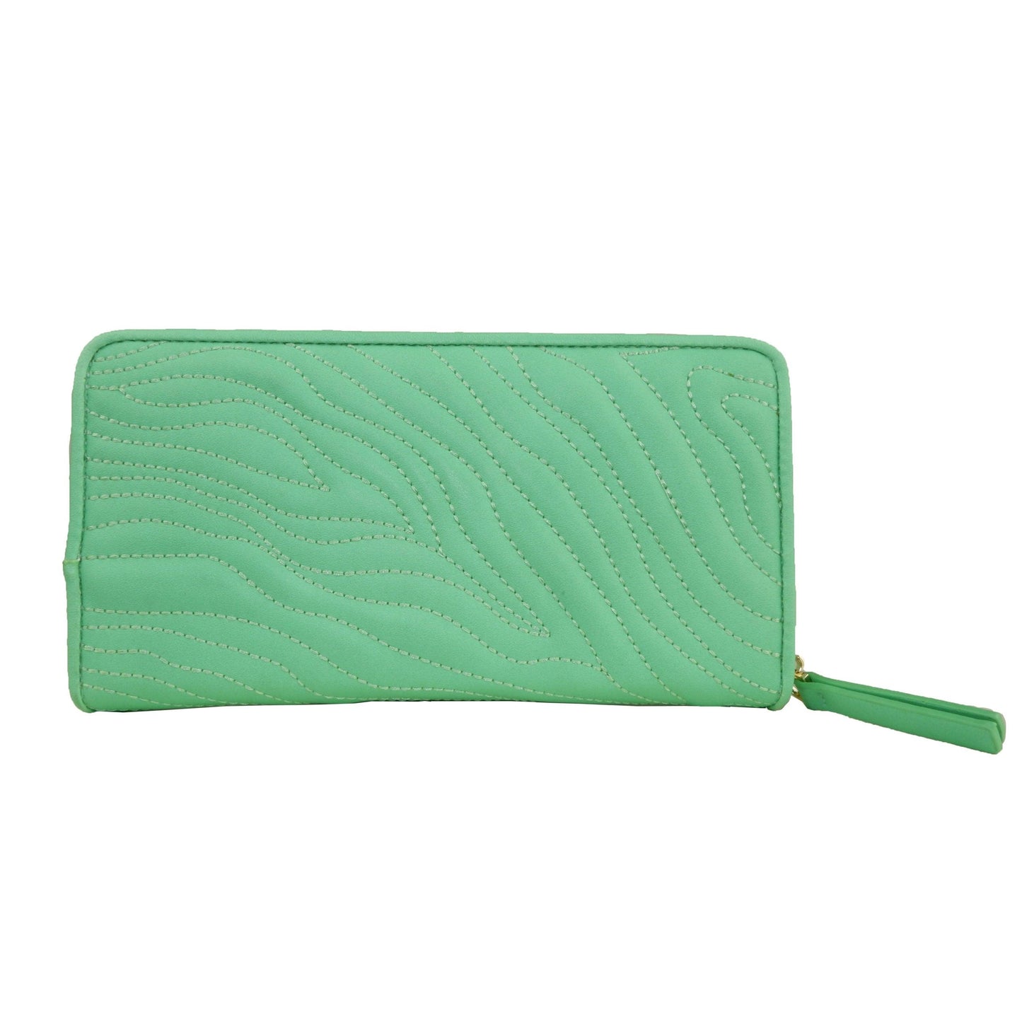 Mint Green Pvc Class Wallet - coffeewithmee2